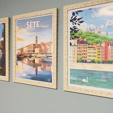 Le Calypso, Magnifique Appartement Piscine Et Vue Somptueuse Sète Exteriér fotografie